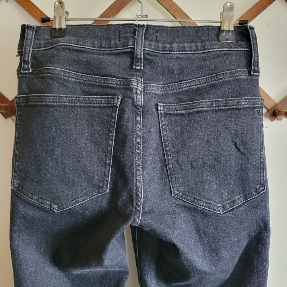 Madewell Skinny Jean Stretchy Dark Wash Blue Denim Small 25 - Picture 7 of 9